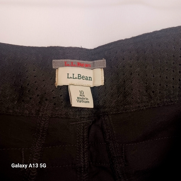 L.L.Bean NWT Women's Classic Black Vista Trekking Bottoms  Short Sz 10 - Picture 4 of 9